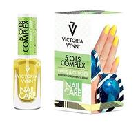 VICTORIA VYNN Olio per unghie, 9 ml, complesso di 5 oli per unghie e cuticole, nutrimento e rigenerazione naturale, macadamia, argan, mandorle dolci, avocado, jojoba
