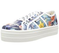 VictoriaBasket Flores Y Corazones Plataforma - Scarpe da Ginnastica Basse Unisex - Adulto, Bianco (Blanc (20 Blanco)), 41