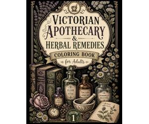 Victorian Apothecary & Herbal Remedies Coloring Book Volume 1: 00 Intricate Coloring Pages Inspired by Vintage Medicine, Herbal Remedies, Botanical ... Gothic Apothecaries & Victorian Curiosities
