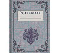 Victorian Elegance Lined Notebook: 8.5 x 11 Inches with Retro Ornament Design. Perfect for Journaling, Notes, or Creative Writing - 50 Pages with Vintage Accents