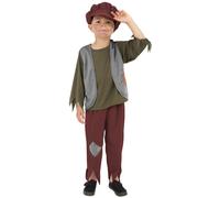 Victorian Poor Boy Costume Libro Giorno Oliver Twist Costume Bambini Età 4-12