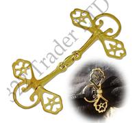 VICTORIAN Star Full Cheek Snaffle - Nuovo - Misura 5 Inch - Morso per Cavalli