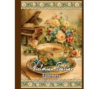 Victorian Teatime Ephemera Book for Junk Journal, Scrapbooking, Paper Craft, Card Making, Collage, Mixed Media Projects