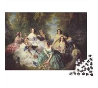 Victorian Women Gathering Puzzle Per Adulti 1000 Pezzi Per Uomini E Donne Attività Domestiche Arredamento Casa Made in Europa Sviluppo Della Concentrazione Materiali Ecologici 38x26cm/1000pcs
