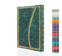 VICTORIA'S JOURNALS Diario con magnete, stile vintage, con copertina rigida in finta pelle, pagine a righe, segnalibro, 20,3 x 14,5 cm