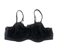 Victoria's Secret Bralette a fascia in pizzo rosa da donna, nero, S