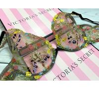 Victoria's Secret Dream Angeli senza Righe Tuffo Reggiseno Dolce Praline Ricamo