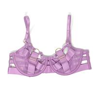 Victoria's Secret Reggiseno a balconcino sfoderato con spalline molto sexy, Lilla Strappy, 3D (Taglia Produttore: 34D)