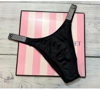 Victoria's Secret Shine Cinturino Brasiliano Bling Mutandine Strass Tutti Taglie