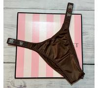 Victoria's Secret Shine Cinturino Brasiliano Bling Mutandine Strass Tutti Taglie