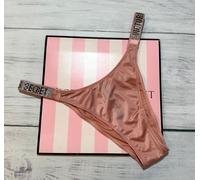 Victoria's Secret Shine Cinturino Brasiliano Bling Mutandine Strass Tutti Taglie