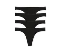 Victoria's Secret Slip in cotone elasticizzato, biancheria intima da donna (XS-XXL), nero, Small