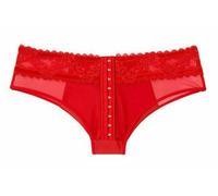 Victorias Segreto Luxe Lingerie Velluto Bordo Media Altezza Cheeky Collant Fiori