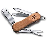 Victorinox 0.6461.63B1 - COLTELLO con tasche Nail Clip, Legno