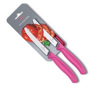 Victorinox -2 Coltelli Pomodori e Di Tavolo Swiss Classico -Rose-6.7836.L115B