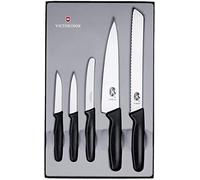 Victorinox 5.1163.5 Set di coltelli, 5 pezzi, colore: Nero