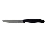 Victorinox 67833 6.7833 Coltello per pomodori Nero Lunghezza 11 cm