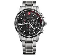 Victorinox Alliance - Orologio analogico da uomo, al quarzo, con cinturino in acciaio inossidabile, V241816, cinturino, Bracciale