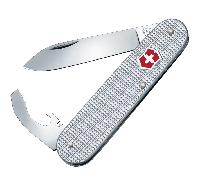Victorinox Multiuso Bantam, Piccolo, 5 Funzioni, Made in Switzerland, Multi-strumento con Lama, Apriscatole, Cacciavite, Argento