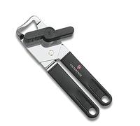 Victorinox Apriscatole universale con apribottiglie, maneggevole, impugnatura in plastica robusta, nero