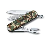Victorinox, Classic, Coltellino Svizzero, Originale, Multiuso, Campeggio, 7 Funzioni, Lama, piccola, Lima per unghie