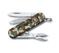 Victorinox, Classic SD, Coltellino Svizzero, Originale, Multiuso, Campeggio, 7 Funzioni, Lama, piccola, Lima per unghie, Camouflage