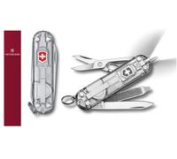 Victorinox : Classic Signature Lite Silver Tech con led ultrabianco Swiss made