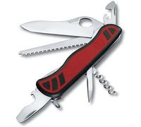 Victorinox - Coltellino multifunzione - Forester One Hand Bi-Matiere Rouge in Legno - rosso
