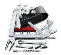 VICTORINOX SWISSTOOL X PLUS RATCHET 3.0339.L + FODERO IN PELLE - 38 FUNZIONI