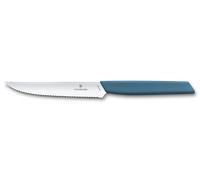 Victorinox - Coltello Bistecca Dentata 12cm Swiss Modern - Fiordaliso -
