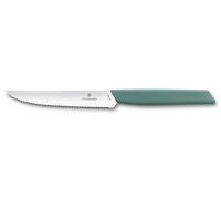 Victorinox - Coltello Bistecca Dentata 12cm Swiss Modern - Verde Salvia -