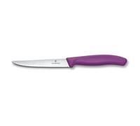 Victorinox Coltello da Bistecca / Pizza Lama 12 Cm Swiss Classic Manico Viola 1 Pz