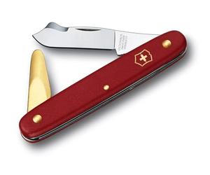 Victorinox, Coltello da innesto Combi 2, Professionale, per Vivai e Giardinieri, Svizzero, Rosso, Lama con Punta Appuntita Tip