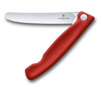 Victorinox - Coltello Office Pieghevole Swissclassic Rosso Seghettato -