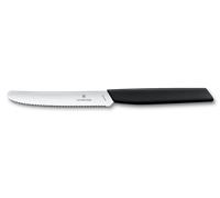 Victorinox Swiss Modern Tomato and Table Knife, Wellens, 11 cm, Black