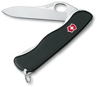 Victorinox - Coltello Svizzero Sentinel Nero One Hand Clip 4 Funzioni -