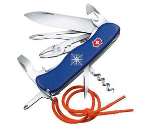 Victorinox - Coltello Svizzero Skipper Blu Rosa Dei Venti 18 Funzioni -