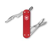 Victorinox Companion Slim Alox, Multiuso, Tascabile, 5 Funzioni, Piccolo, incl. Forbici e Cacciavite, Swiss Made, Rosso
