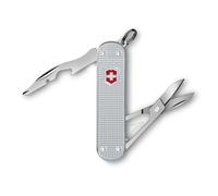 Victorinox Companion Slim Alox, Multiuso, Tascabile, 5 Funzioni, Piccolo, incl. Forbici e Cacciavite, Swiss Made, Argento
