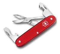 Victorinox Companion Slim Alox, Multiuso, Tascabile, 6 Funzioni, in orbici, Strumento per apertura pacchi, Cacciavite, Swiss Made, Rosso
