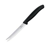 Coltello per formaggi e salumi Victorinox Coltello per formaggio e salumi 11 cm Colore: nero