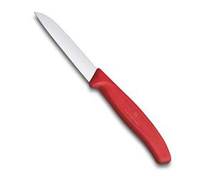 VICTORINOX CUCHILLO para Verdura, FIBROX Rojo, 8CM