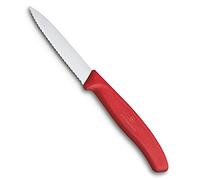 Victorinox CUCHILLO para Verdura, FIBROX Rojo Sierra, 8CM