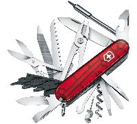 Victorinox CYBER TOOL 41, rosso traslucido 1.7775.T