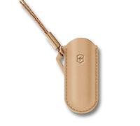 Victorinox Fodero in Pelle per Coltellino Svizzero Piccolo, Fodero incl. Cinghia di Trasporto, Beige