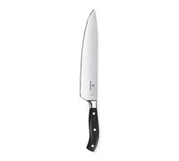 Victorinox Grand Maître, Coltello da chef professionale, Lama extra affilata, affilatura diritta, 25 cm, Manico in plastica robusta, Acciaio inossidabile, nero
