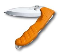 Victorinox Hunter Pro M Coltello Svizzero Multiuso Caccia 2 Funzioni Nero | Lama grande bloccabile con apertura a una mano, impugnatura ergonomica e foro per cordoncino. Lunghezza 136 mm. Prodotto in