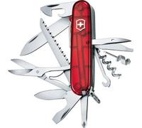 Victorinox Huntsman Lite, coltellino svizzero, rosso trasparente