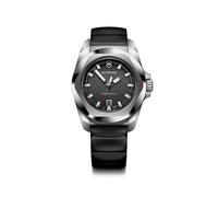 Victorinox I.N.O.X 242028 - Orologio al quarzo con quadrante nero e cinturino in gomma, 41 mm