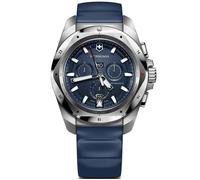 Victorinox I.N.O.X. Chrono Men's Watch V241984 - Blue Dial, Blue Rubber Strap